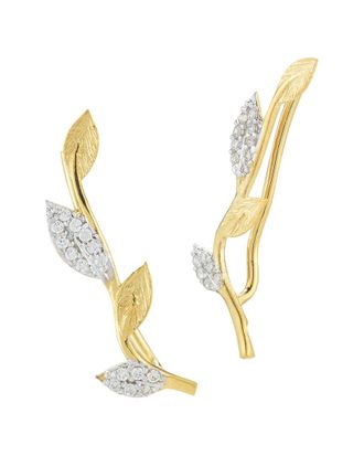 I.Reiss Company 14K 0.20 Ct. Tw. Diamond Climber Drop Earrings