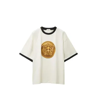 Versace Printed Cotton-jersey Regular T-shirt