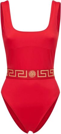 Versace Dames, Badkleding, Rood, Maat: XL Polyamide