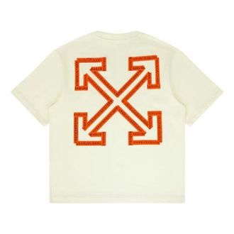 Off-white Tape Arrow Fit T-Shirt Vanilla Ice 44OWOS26T059102
