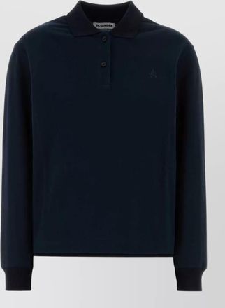 Jil Sander cotton polo shirt