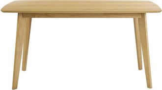 Miliboo Mesa De Comedor Rectangular Escandinava De Madera Clara Roble L150 Cm Leena