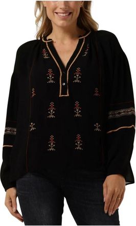 Vanessa Bruno Nipoa Blouse Zwart - Dames - Blouses - Zwart - 2XS - Overhemden
