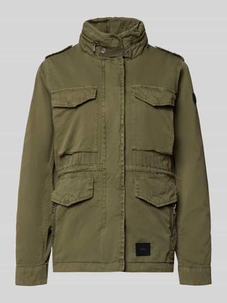 Khujo Jacke mit Pattentaschen Modell NORI in Oliv, Gr&ouml;&szlig;e XXL