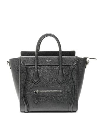 Celine 2015 top-handle leather bag - Black