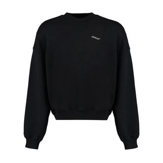 Off-white Heren, Sweatshirts & Hoodies, Zwart, Maat: XS Katoen
