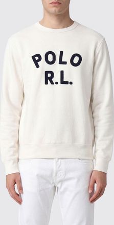 Polo Ralph Lauren Felpa girocollo in misto cotone con logo a contrasto
