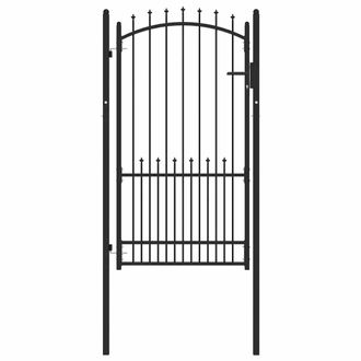 vidaXL Puerta De Cerca Con Picos Emmen 100 X 175 Cm Vidaxl