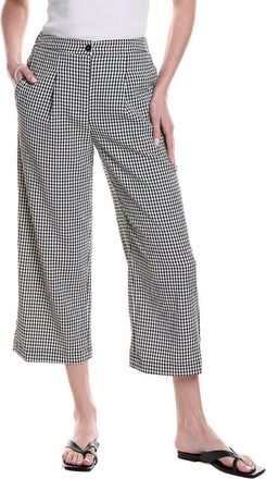 Vince Camuto Seersucker Straight Leg Pant