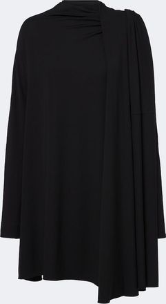 Toteme Draped scarf-detail jersey minidress