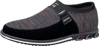 Generic Mens Slip On Boat Shoes, Walking Trainers Mesh Sneakers Breathable Sport Shoe Lightweight Flats Shoes Comfortable Casual Trainer Classic Stylish Loafe