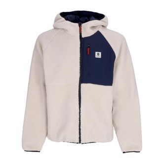 Element Zip Hoodie - Streetwear - Heren - Vesten met rits - Beige - XL - Wol - Hoodies & sweatvesten
