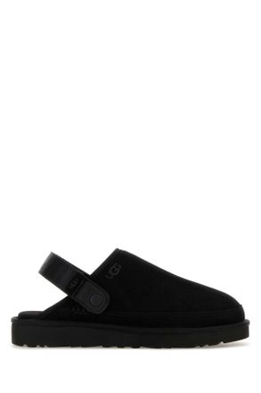 UGG Black Suede Goldencoast Slippers