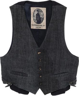 Ziggy Chen Giacca in lino - Grigio