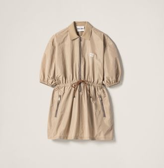 Miu Miu Technical fabric dress