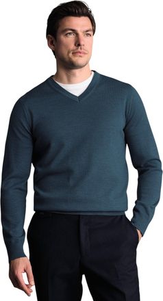 CHARLES TYRWHITT Merino V-Neck Sweater