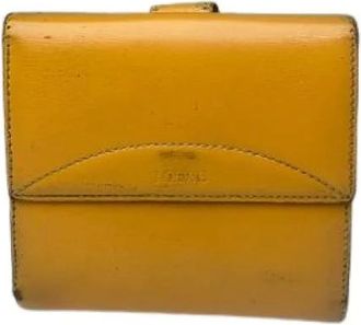Loewe Pre-owned Wallets, female, Yellow, Size: ONE SIZE Pre-owned Wallet