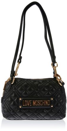 Love Moschino Women JC4064PP1H Shoulder Bag, Black, 19X12X8