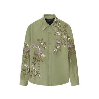 Amiri Floral-print Long-sleeve Shirt