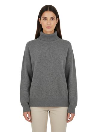 Brunello Cucinelli Grey Turtle Neck Sweater