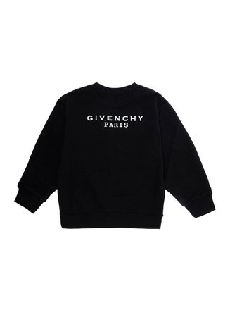 Givenchy Logo-Embroidered Cotton Sweatshirt - Black