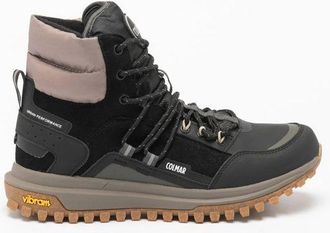 Colmar Black Leather Ankle Mens Boots