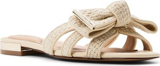 Ted Baker Elsie Bow Slide Sandal in Cream at Nordstrom, Size 6.5