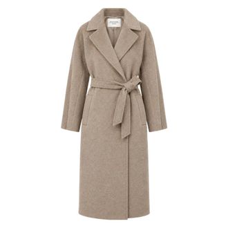 Max Mara Wkdresina Abrigo Largo - Coats - Mujer - Beige - 2XS