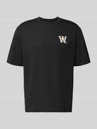 Wood Wood T-Shirt mit Rundhalsausschnitt Modell Liam in Black, Gr&ouml;&szlig;e XXL