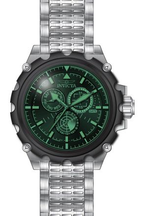 Invicta Coalition Forces 49199 Heren Horloge - Quartz Uurwerk - Roestvrij Staal met zwarte Wijzerplaat - 50mm