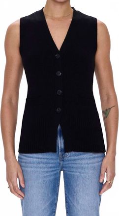 Pistola Denim Audra Vest In Noir