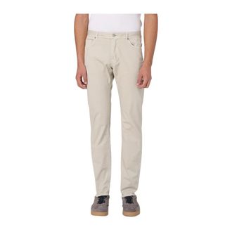 Brooksfield Navy Stretch Trousers Men
