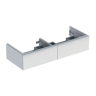 Keramag Keramag - Geberit Icon Mueble Bajo Lavabo Para Lavabo Doble, 2 Cajones
