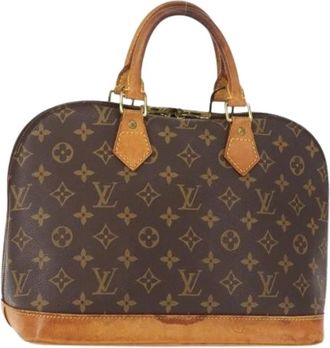 Louis Vuitton Pre-owned Handbags, female, Brown, Size: ONE SIZE Pre-owned Vintage Canvas Handbag