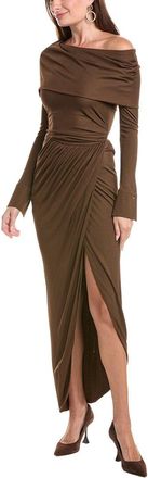 Oscar De La Renta Off-Shoulder Gown