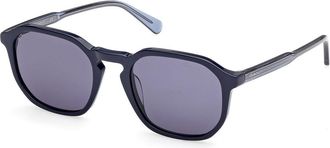 GANT GA00033 90V Mens Sunglasses Blue Size 52