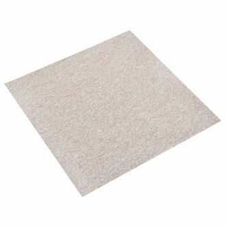 vidaXL Alfombra 20 Pcs Beige Claro 50 X 50 Cm 100% Polipropileno Vidaxl