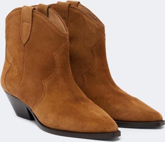 Isabel Marant Dewina suede cowboy boots