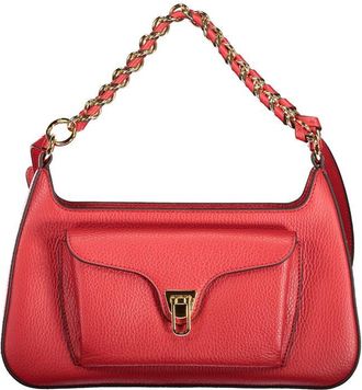Coccinelle Rosso Leather Womens Womens Bag