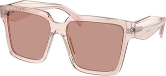 Prada PR 24ZS 13I08M Womens Sunglasses Pink Size 56