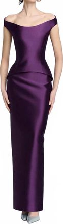 Solace London Womens Pieta Maxi Dress In Purple
