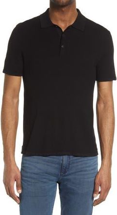 Rag & Bone Harvey Knit Polo in Black at Nordstrom Rack, Size Xx-Large