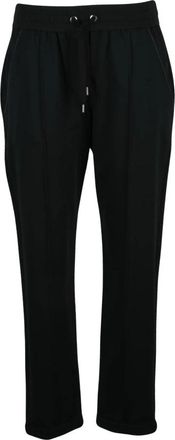 Brunello Cucinelli Tuta Trainingsbroeken - Dames - Sweatpants - Zwart - 2XS - Katoen - Broeken