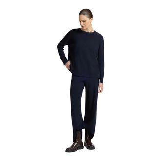 Elena Miro Dames, Truien, Blauw, Maat: S Viscose