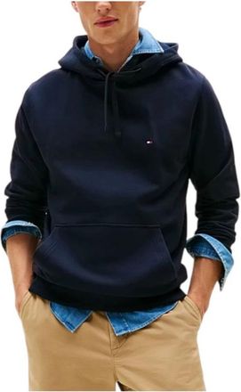 Tommy Hilfiger Essential Terry Hoodie - Heren - Hoodies - Blauw - 2XL - Katoen - Hoodies & sweatvesten