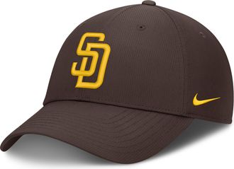 Nike San Diego Padres Club Nike Mens Dri-FIT MLB Adjustable Hat in Brown | NB0220QPYP-T0X