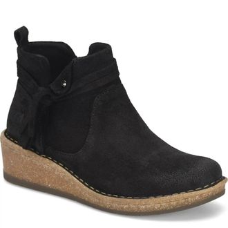 B&oslash;rn Born Vaughn BR0062309 Boots Womens Black Distressed Suede Bootie ZOGG3822