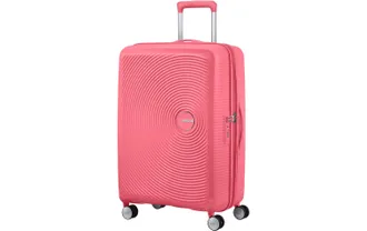 American Tourister Koffer AMERICAN TOURISTER Soundbox Sun Kissed, Damen, Gr. B/H/T: 29cm x 67cm x 46,5cm, rot (coral), Polypropylen, Koffer Koffer