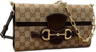 Gucci Horsebit Ristretto Medium Shoulder Bag