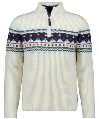Ragman Rundhalspullover RAGMAN, Herren, Gr. 54, beige (ecru, 008), 80% Wolle 20% Nylon, ohne Ausschnitt, Pullover Rundhalspullover